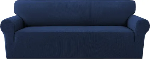 Miniatura 9 de MeilleMaison Funda elástica para silla reclinable, funda para sofá de 1 pieza con parte inferior elástica, lavable, protector de muebles Negro