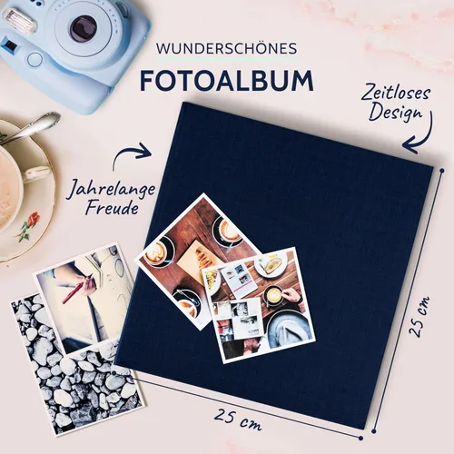 Miniatura 2 de Goldbuch Álbum de fotos, Summertime, 9.8x9.8 in, 60 Páginas con glassine, Azul, 9.8x9.8 in