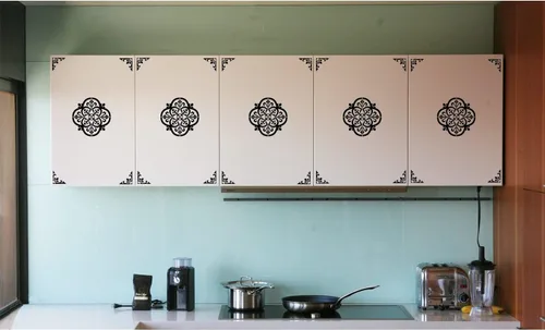 Miniatura 4 de 4 plantillas de azulejos reutilizables de 12 x 12 pulgadas, plantillas de mandala, plantillas grandes para pintar pisos, plantillas de pared