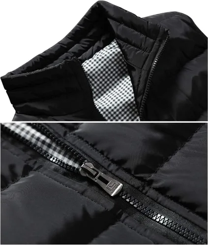 Miniatura 3 de Abrigos acolchados con cuello alto y estilo casual para exteriores para hombre