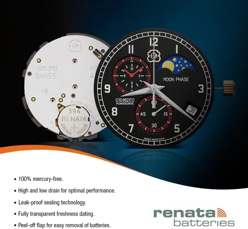 Miniatura 5 de Renata Batteries Batería de óxido de plata 364 (paquete de 5)