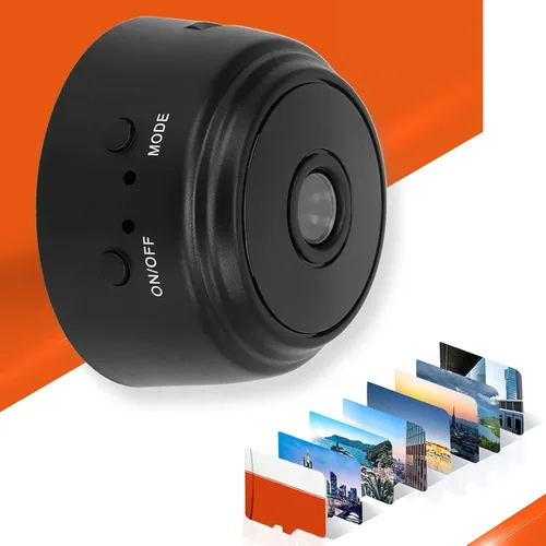 Miniatura 5 de Mini cámara oculta, cámara 1080P, mini cámara oculta con cubierta trasera magnética, cámaras de vigilancia de seguridad para el hogar, monitor