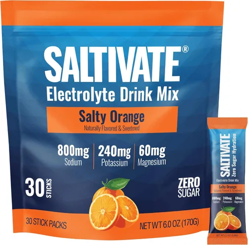 Miniatura 4 de Electrolitos sin sabor HSA FSA Alto contenido de sodio, potasio, magnesio Sin azúcar, estevia, ácido cítrico o maltodextrina Polvo
