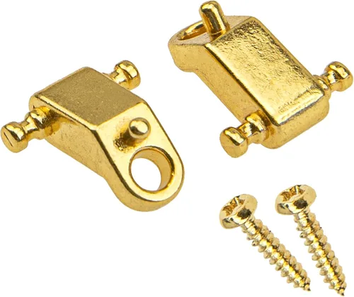 Miniatura 4 de 6 guías de retención de cuerdas de guitarra Yootones compatibles con Fender American Strat Tele Guitars (dorado)