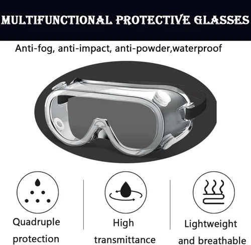 Miniatura 5 de Gafas de protección ajustables para pestañas y cejas, protectores de ducha, protectores para ojos post-LASIK, diseño compatible con gafas
