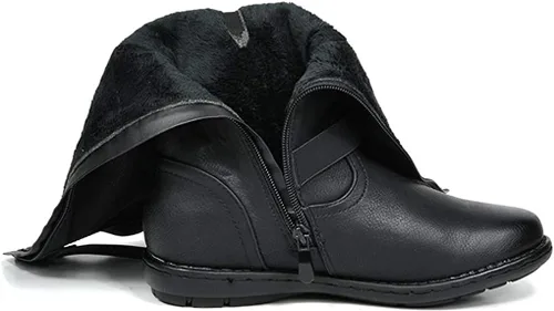 Miniatura 5 de DREAM PAIRS Botas altas hasta la rodilla para mujer, botas de invierno con forro de piel sintética de moda