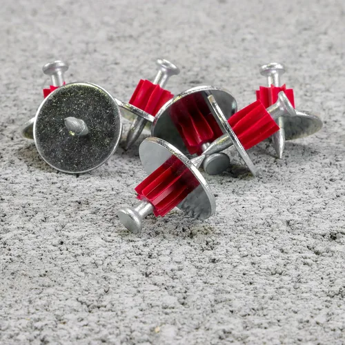 Miniatura 8 de Freeman Pasadores individuales de hormigón con arandelas 1 pulgada Acero galvanizado 100 unidades Interior y exterior Compatible