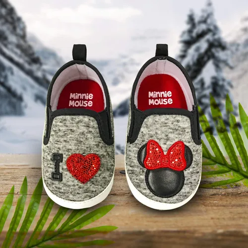 Miniatura 7 de Disney Mickey and Minnie Mouse Red and Black Infant Shoes - Size Toddler-Infant Sizes