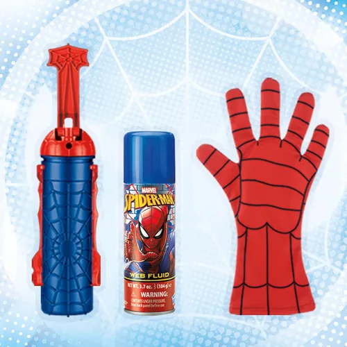 Miniatura 5 de Marvel Spider-Man Superlanzador de Telarañas, 2 en 1, dispara telarañas o agua, juguete lanzador de telarañas, juguetes de juego de roles