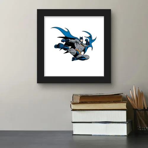 Miniatura 4 de Trends International Gallery Pops DC Comics Batman - Póster de pared de Action Kick, 12 x 12 pulgadas, versión enmarcada en negro