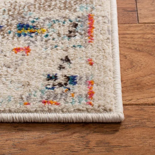 Miniatura 4 de SAFAVIEH Madison Collection - Alfombra decorativa de 2 pies 2 pulgadas x 4 pies, color verde y turquesa, diseño envejecido, no desprende pelusa