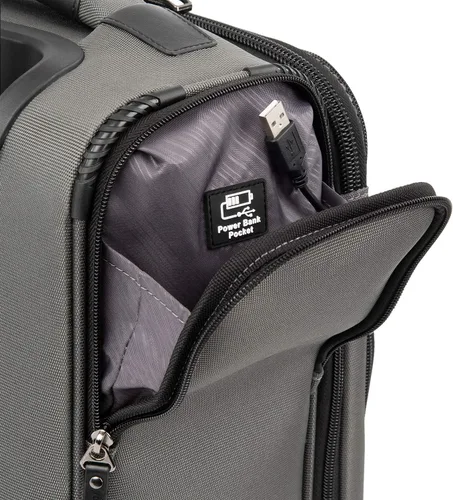 Miniatura 5 de Travelpro Crew Versapack - Maleta giratoria extensible Softside, Gris (Titanium Grey)), 407186205
