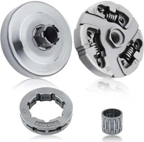 Kit de rodamientos de piñón de llanta de tambor de embrague 3/8-7T para Husqvarna 3120 394XP 395XP 3120XP Jonsered 2094 2095 motosierra 503701501