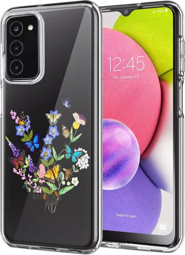 Miniatura 14 de Unov Funda diseñada para Galaxy A06 4G, funda transparente con [patrón antideslizante en relieve], protección delgada a prueba de golpes