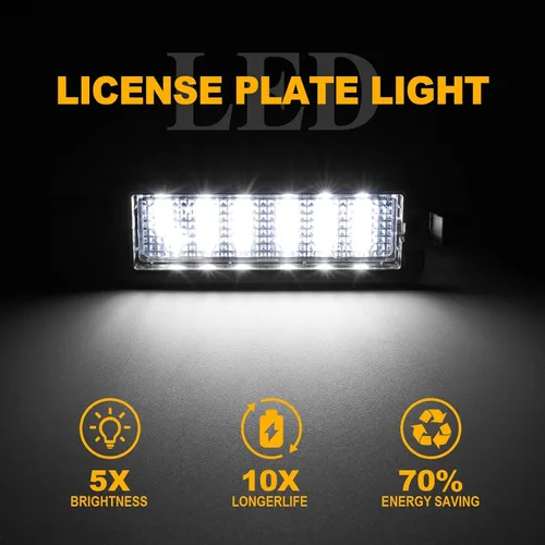 Miniatura 3 de Luces LED para matrícula compatibles con Dodge Charger Challenger Chrysler 300 2015-2023, luz de matrícula de repuesto