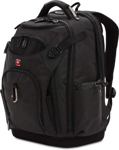 SwissGear Mochila de bolsa de herramientas, se adapta hasta, Negro, Grande