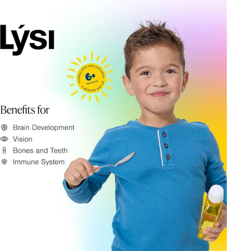 Miniatura 4 de LYSI Littles Aceite de Hígado de Bacalao Enriquecido Sabor a Limón - Omega-3 Puro y Natural para Bebés y Niños con Vitamina D, Islandés, Certificado