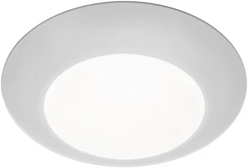 WAC Lighting FM-306-930-BN disco para montaje al ras de luz led blanca suave de 3000 K, con calificación de Energy Star, grande, de níquel bruñido,