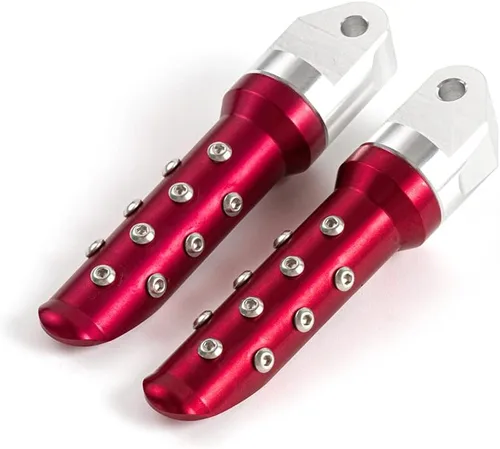 Miniatura 10 de Clavijas de pie delantero de extensión CNC de 0.78 pulgadas, clavijas de pie delanteras elevadoras para Yamaha YZF-R1 2000-2003, YZF1000 R1 Verde