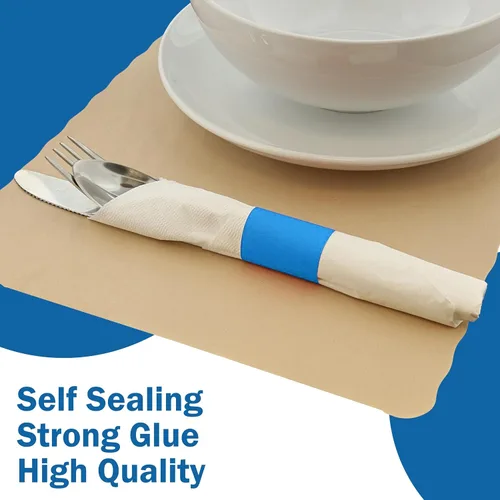 Miniatura 6 de Perfect Stix Servilleta, 1.5 x 4.5 pulgadas, azul reflejo (paquete de 500)