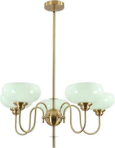 Miniatura 16 de BOKT Candelabro Francés de Oro y Blanco Moderno de 3 Luces para Comedor Sobre Mesa Candelabros Vintage para Vestíbulo Ajustables