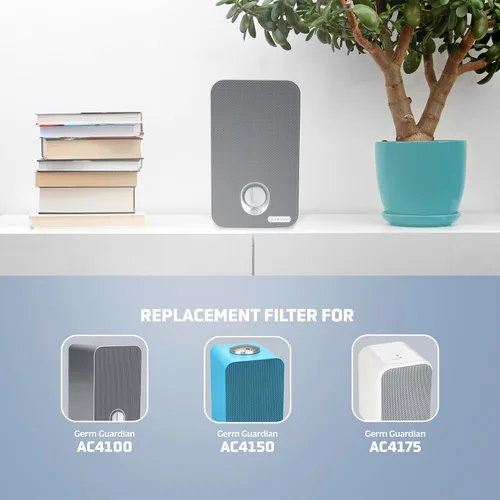 Miniatura 2 de Germ Guardian FLT4100 True HEPA - Filtro de repuesto para purificador de aire genuino E para GermGuardian AC4100, AC4150P, AC4150BL y más VERDADERO