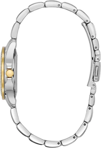 Miniatura 2 de Reloj analógico Eco-Drive EW1908-59A, para mujer, con bisel de cristal, color plateado, de Citizen