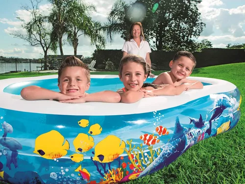 Miniatura 5 de BESTWAY Piscina familiar Mar Ground, 103.1 x 61.8 x 18.1 in, Mehrfarbig
