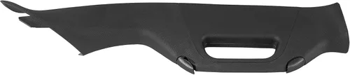 HECASA Una manija de agarre de pilar, moldura interior derecha del lado del pasajero compatible con Ford F-250 F-350 F-450 F-550 Super Duty Negro