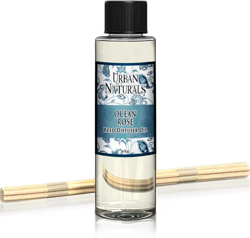 Miniatura 20 de Urban Naturals Recambio de aceite difusor de varillas ámbar y lavanda, lavanda relajante, ámbar cálido, aroma calmante para habitación, 4 onzas +