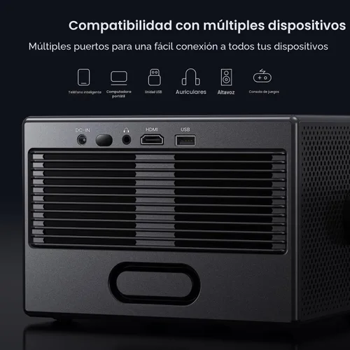 Miniatura 9 de Proyector para exteriores de Google TV con licencia oficial de 2000 ANSI 4K Full HD, proyector inteligente con WiFi y Bluetooth