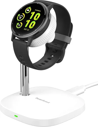 Miniatura 9 de Soporte de carga SwanScout para reloj Garmin Watch Forerunner 165/265/45, Vivoactive 6/5, Instinct 3/2, Tactix, Approach, serie Quatix