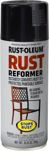 Rust-Oleum Spray reformador de óxido, convierte instantáneamente el óxido en una superficie pintable protegida, no requiere lijado de metal desnudo,