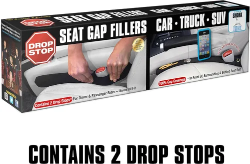 Miniatura 2 de Drop Stop - El original sistema patentado para cubrir los huecos entre los asientos del auto (como se vio en Shark Tank) - Organizador de consola