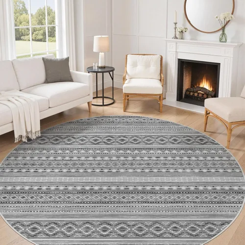 Miniatura 85 de Alfombra grande para sala de estar de 5 x 7: Alfombras marroquíes bohemias, suaves, lavables a máquina, para dormitorio, debajo de la mesa