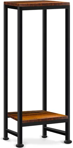 Soporte para Plantas de Interior, Soportes Altos para Plantas de Interior y Exterior, Estante para Plantas de Servicio Pesado de 2 Niveles de 31",