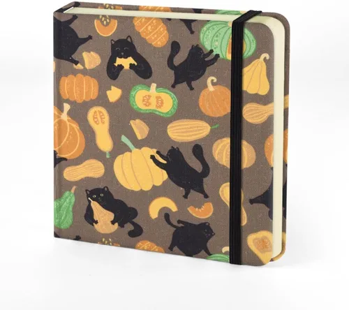 Miniatura 29 de Mifuner Cuadernos Mini de 5x5, 80gsm, Páginas en Blanco, Cuadernos de Bocetos, Diario de Viajes, Cuaderno de Bolsillo, Tapa Dura, Cuaderno