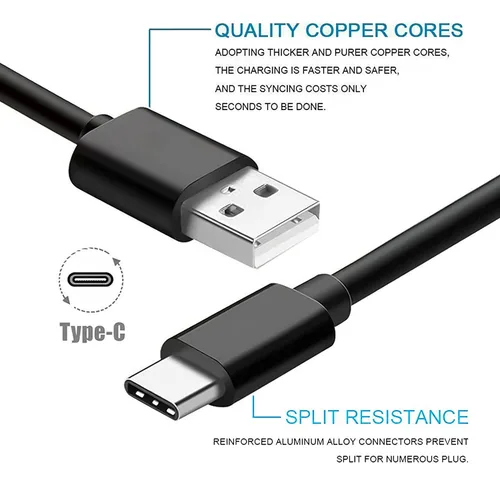 Miniatura 4 de Cargador de pared rápido USB C cable de carga para Moto G Pure G Stylus 5G G 2022, Moto G Play 2021 Power, Moto One 5G Ace G60S G200 G9 Play G8 Play