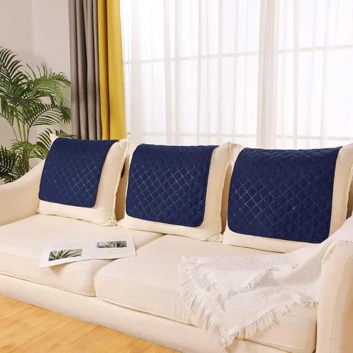 Miniatura 7 de Moukeren Protector de reposacabezas reclinable, 3 piezas, para silla reclinable, fundas de sofá, silla, protector de cabeza para muebles de sofá