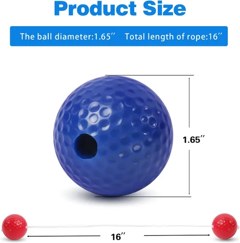 Miniatura 2 de GSE Games & Sports Expert Bola de escalera de repuesto para juego de lanzamiento, paquete de 6 bolas de calidad de torneo con pelotas de golf reales