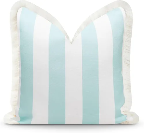 Miniatura 8 de Hofdeco Premium Coastal Patio - Funda de almohada lumbar para interiores y exteriores, 12 x 20 pulgadas, repelente al agua para patio trasero, sofá