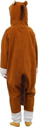 Miniatura 3 de Pijama unisex de una pieza para niños, disfraz de animal para cosplay de Navidad, Halloween