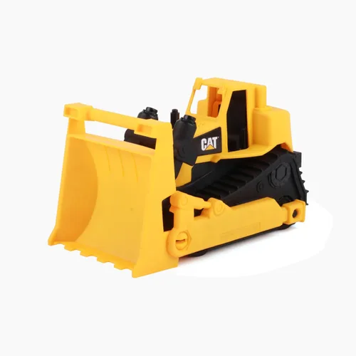 Miniatura 3 de Cat Construction Fleet - Bulldozer Toy de 10 pulgadas, plástico resistente, hoja de trabajo y ruedas libres, vehículo de caja de arena