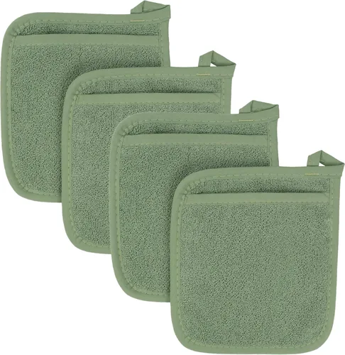 Miniatura 17 de RITZ Guante de bolsillo de rizo y almohadilla caliente: resistente al calor inigualable, 100% algodón duradero, diseño ergonómico para un agarre