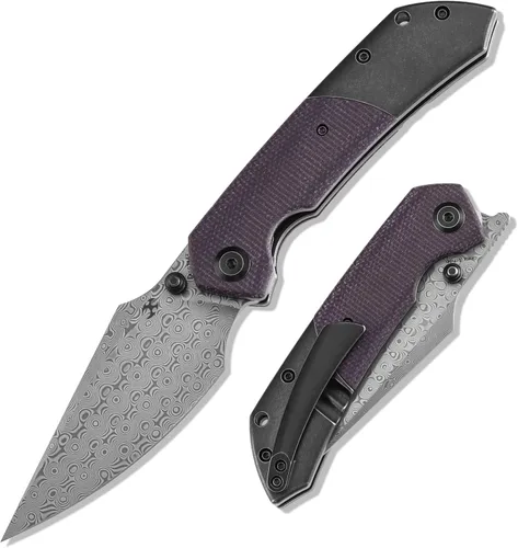 Miniatura 11 de KANSEPT Fenrir - Cuchillos plegables de bolsillo para hombres y mujeres EDC cuchillos plegables de campamento de 3.48 pulgadas CPM-S35VN hoja