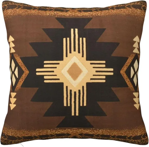Miniatura 10 de IVSYCOF Fundas de almohada decorativas estilo sudoeste azteca para nativos americanos, funda de cojín cuadrado para sofá de casa, funda de cojín