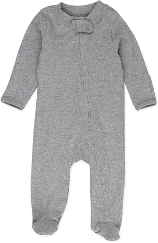 Miniatura 3 de HonestBaby Baby Sleep N' Play - Pijama de algodón orgánico con cremallera frontal y pies