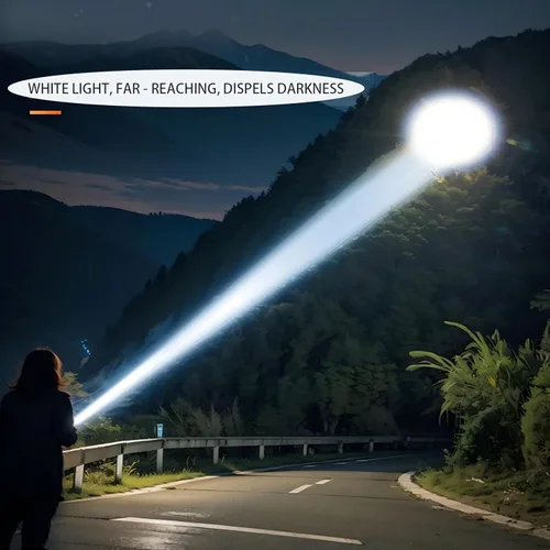 Miniatura 5 de Linternas de Alta Potencia, 100000 Lúmenes Recargables LED, 6 Modos, Linternas Impermeables y Potentes, Adecuadas para Acampada Familiar