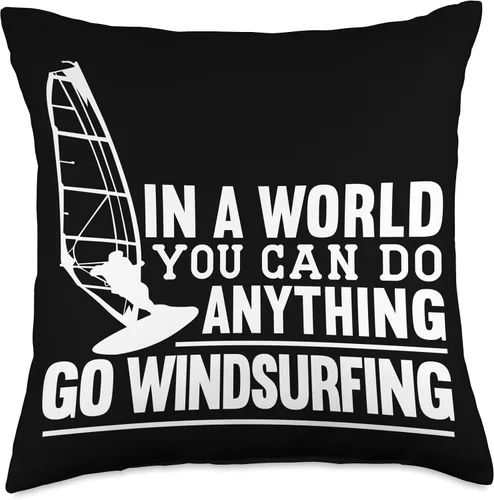 Miniatura 4 de Windsurfing Surfing Board Water Sports Throw Pillow