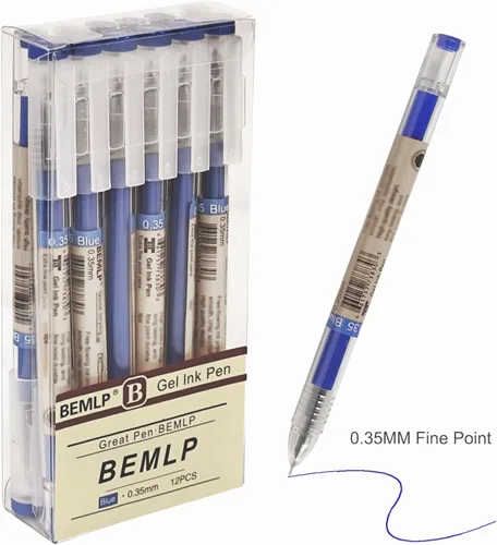 Miniatura 7 de BEMLP Bolígrafo de tinta de gel de punta extra fina de 0.014 in, bolígrafos de gel de secado rápido, bolígrafos de gel para escuela, oficina